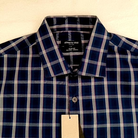 NWT KENNETH COLE Men's Shirt, L - Picture 3 of 11